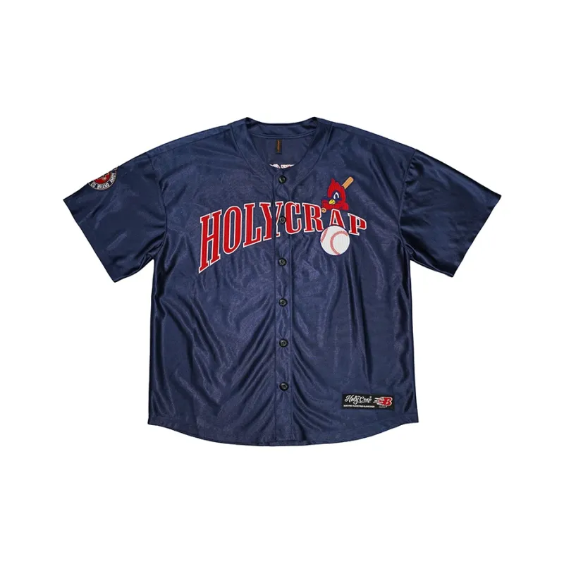 Holycrap T Shirt Unisex Navy Blue-0
