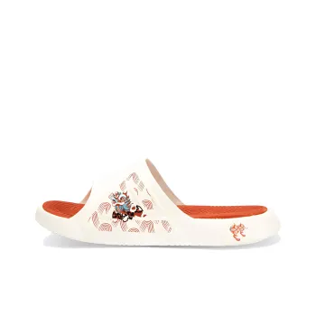 PEAK State Pole Guochuang Slippers Slip Resistant Odor Resistant Abrasion Resistant Slide Slippers Men's White Red