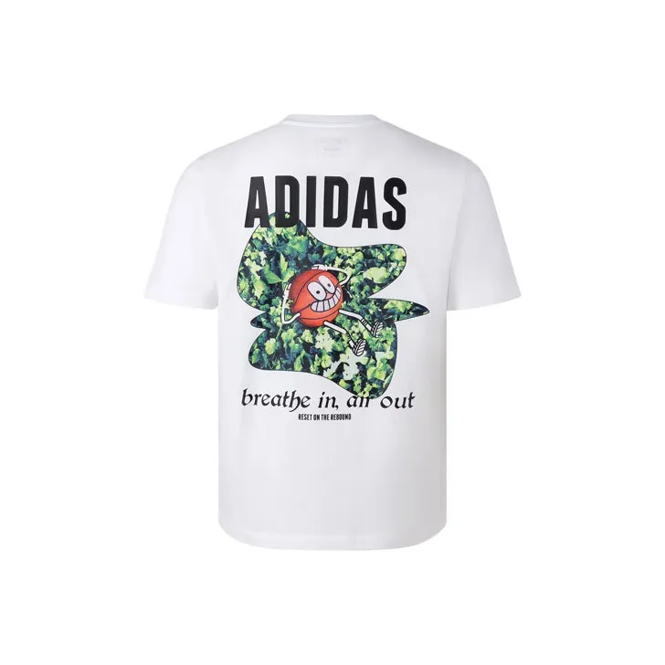 Adidas T Shirts Men White-0