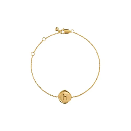 Monica Vinader Sterling Silver 18K Gold Plated Bracelets Women's Gold