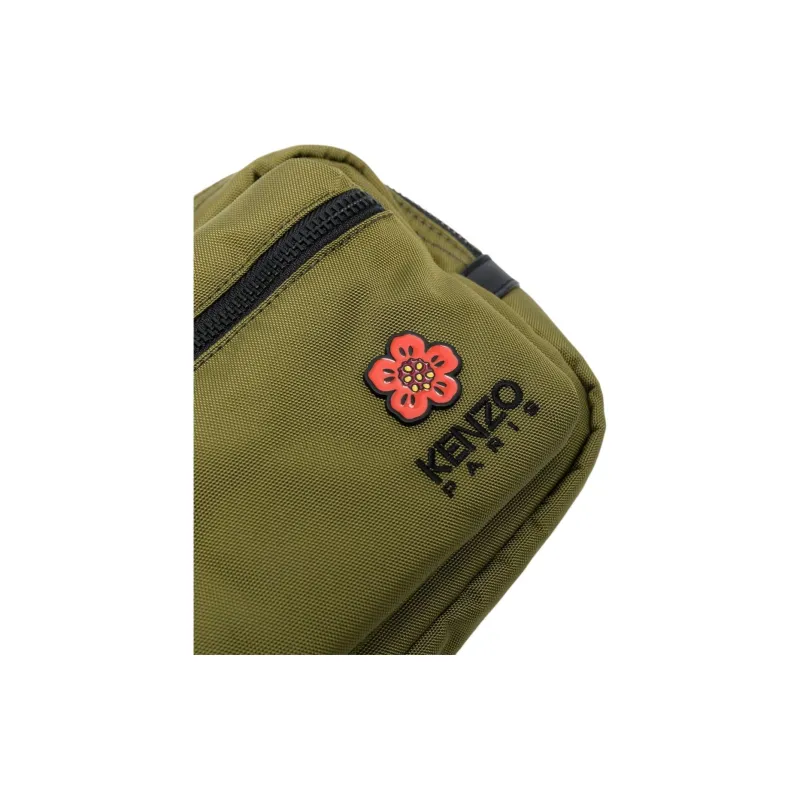 KENZO Nylon Shoulder Bag Crossbody Bag Fanny Pack Regular Men's Khaki-3