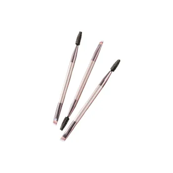 XIBI Dual Head Eyebrow Brush For Eyebrow Powder Blade Eyeliner Brush For Application Makeup Brushes