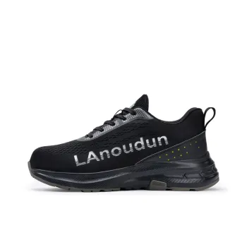 Blue Gull Shield Coverage Impact Resistant Lightweight Low Top Outdoor Shoes Men's Black