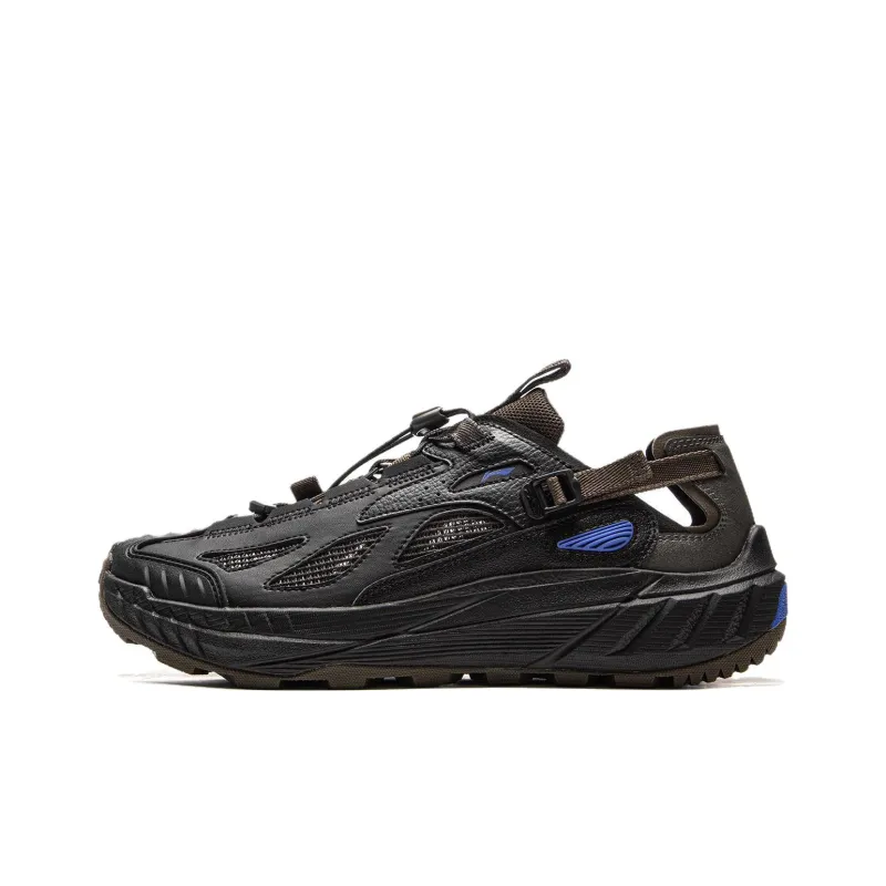 LiNing Yijie Lite Version 2.0 Breathable And Wear resistant River Trekking Shoes Men's Black-0
