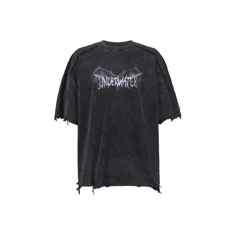 UNDERWATER T-Shirt Unisex Washed Black-0