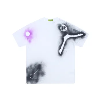 DNBH Loose Fit Casual 100% Cotton Crew Neck Pullover Versatile Short Sleeved T Shirts Unisex