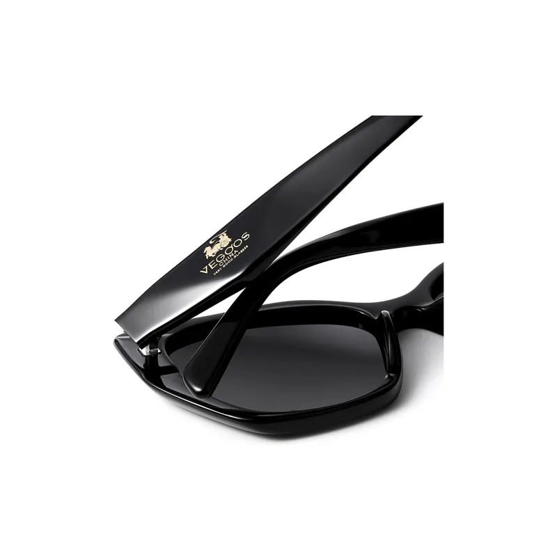 VEGOOS Plate Frame Irregular Shape Sunglasses Unisex-3