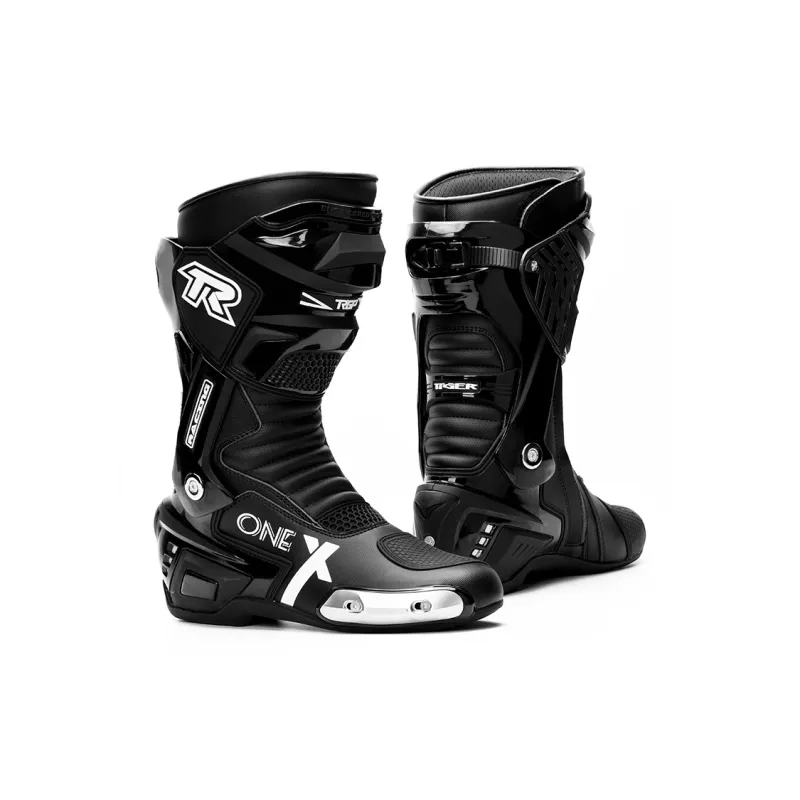TR X ONE Wear Resistant Cushioning Protective Cycling Boots Unisex Black-1