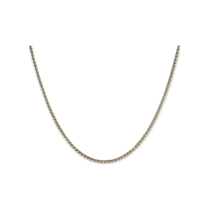 John Hardy 14kt Yellow Gold Box Chain Necklace-0