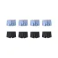 8 Pack (Black 4+Blue 4)