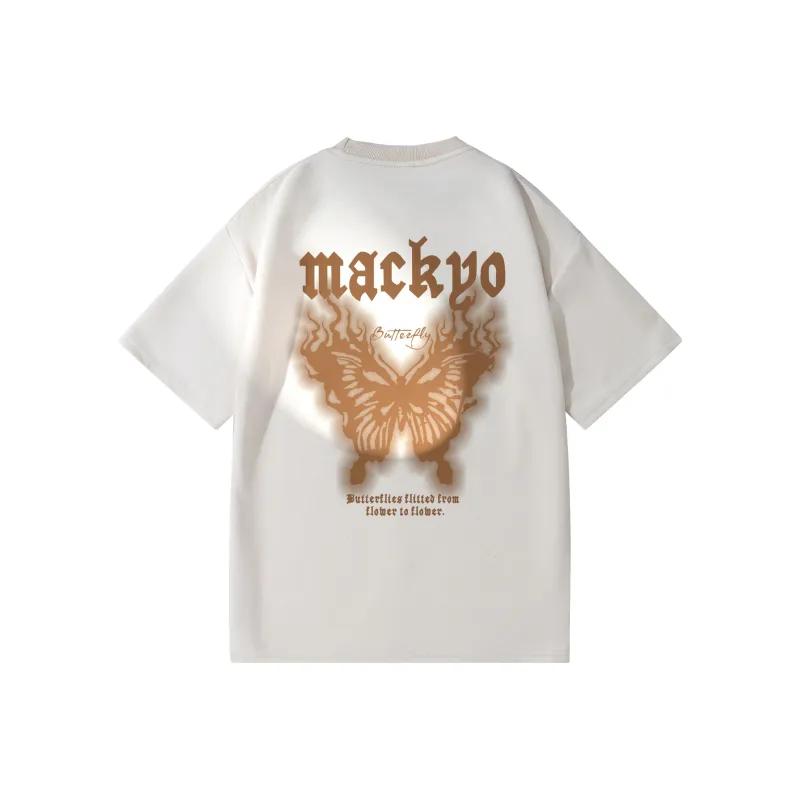 Mackyo Heavyweight T Shirt Unisex-4