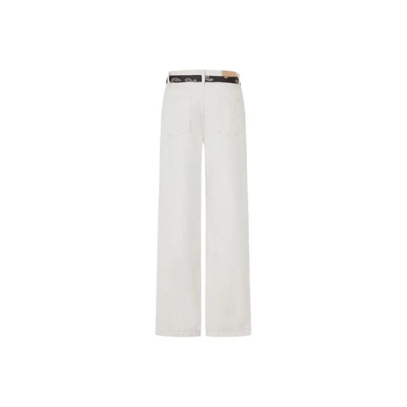 MO&CO Jeans Women's Denim White-1