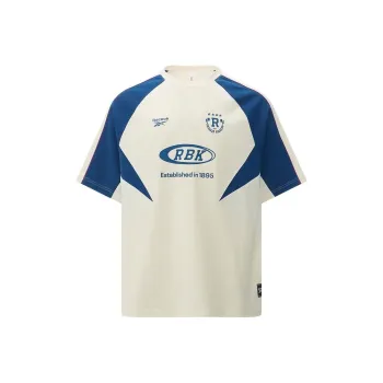 Reebok T Shirt Unisex Beige/Blue