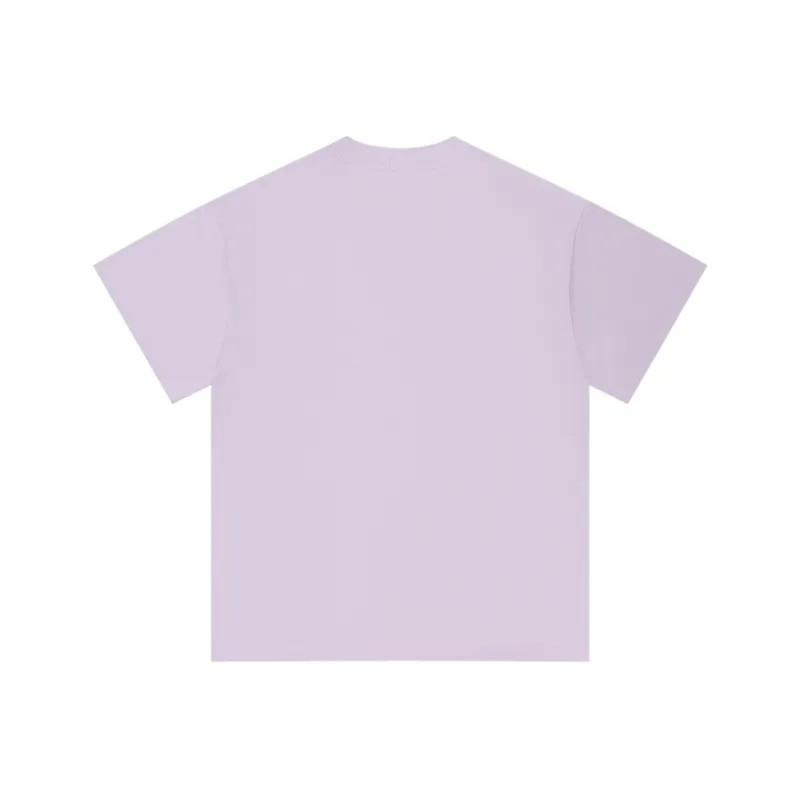MIANDEMEIXUE Loose Fit Casual Inner Short Sleeved T Shirt Unisex Solid Color-25