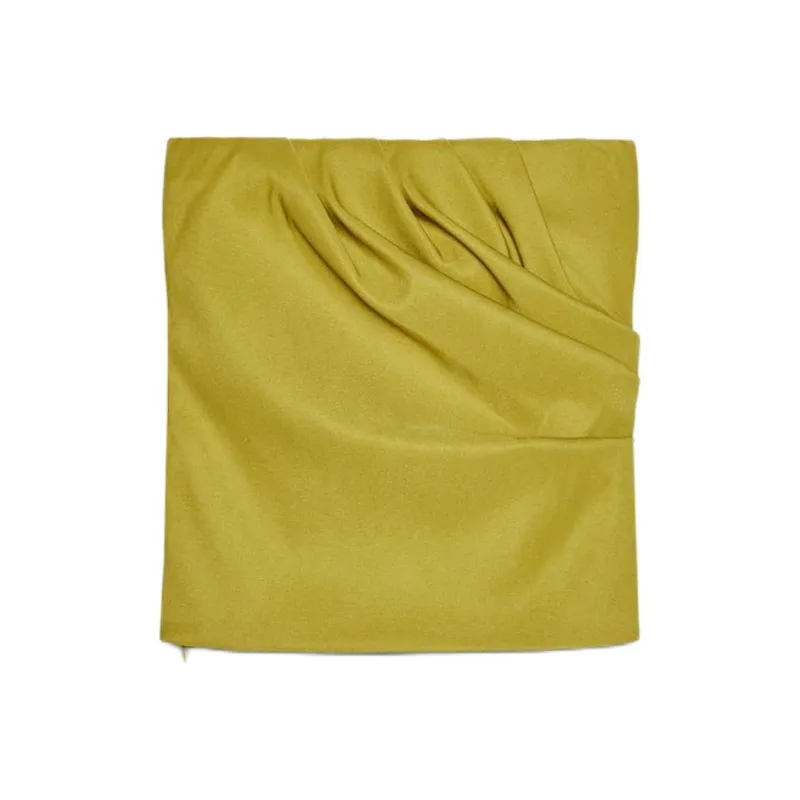 ZARA Strapless Top Women's Mustard-1