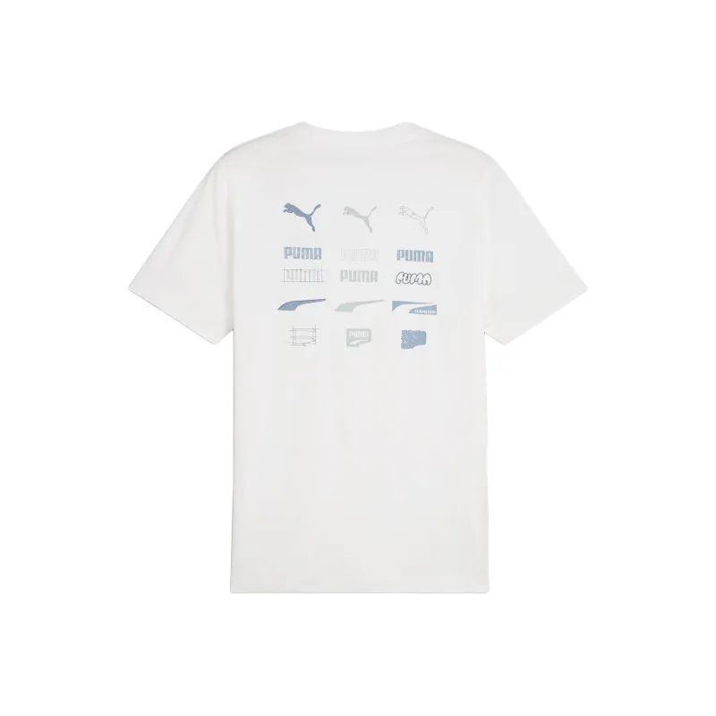 PUMA Polera Brand Love Para Hombre T Shirt Men's White-0