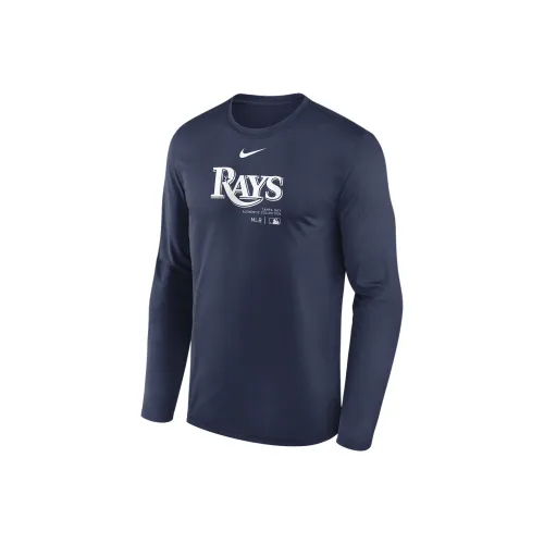 Nike Tampa Bay Rays Authentic Collection Practice Men's Nike Dri FIT Mlb Long Sleeve T Shirt