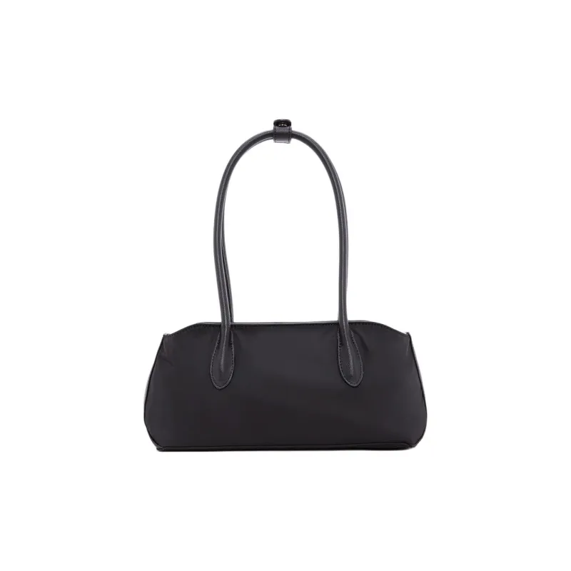GUESS Fabric Baguette Bag Shoulder Bags Medium Size Women's Black-2