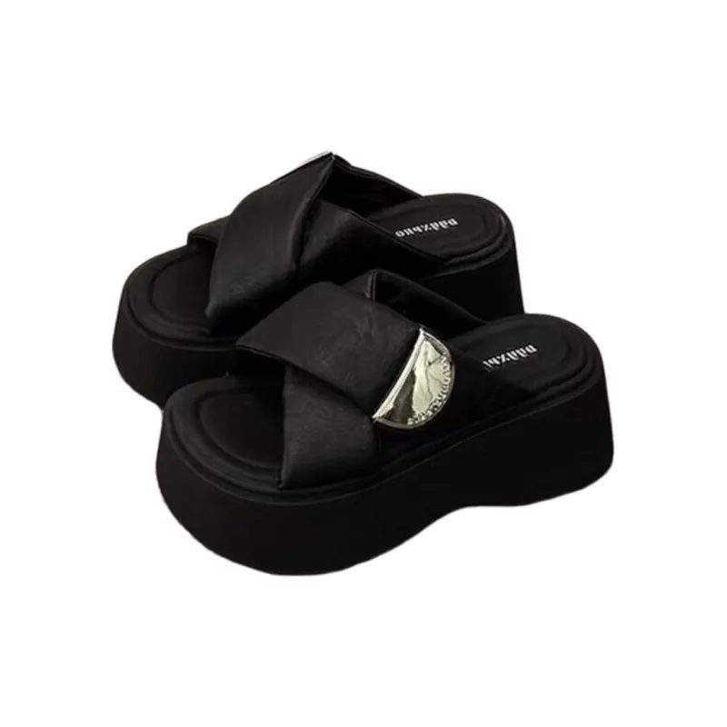 ALPLUME Slippers Silver Green Black-10