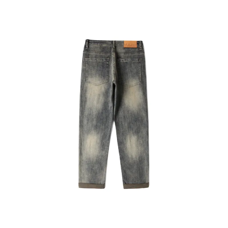 FAIRWHALE Harem Pants Unisex Light Blue-1