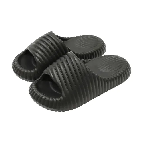 Foot Recreation Squashy And Bouncy Feeling Slippers Summer Indoor Home Platform Slip Resistant Bathroom Couple Slippers