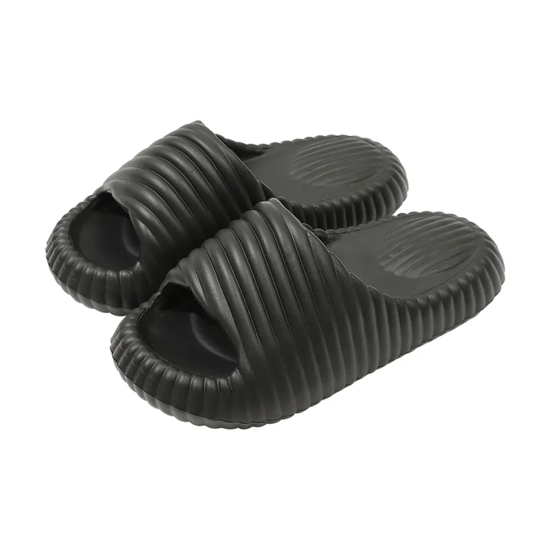 Foot Recreation Squashy And Bouncy Feeling Slippers Summer Indoor Home Platform Slip Resistant Bathroom Couple Slippers-8