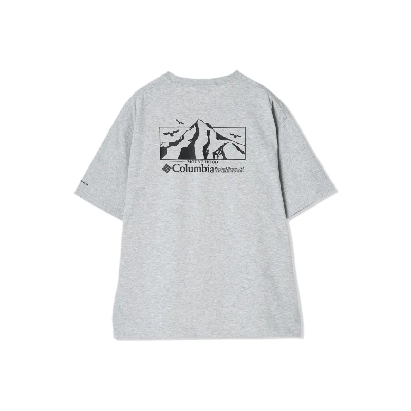 Columbia T Shirt Unisex Heather Gray-1