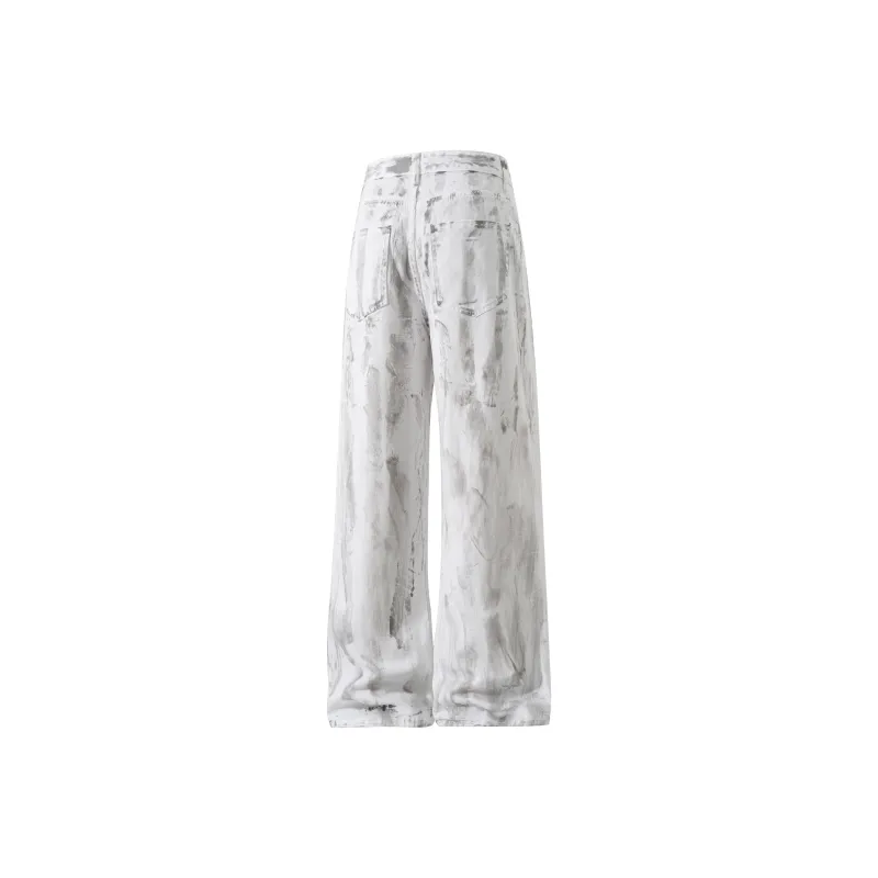 David Bakken Jeans Unisex White-1