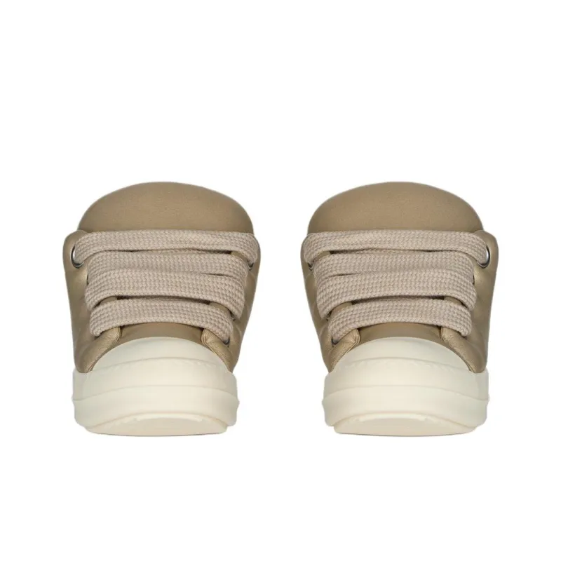 RICK OWENS/RO Low Top Skateboard Shoes Women's Gold-2