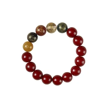 Regalrose Cinnabar Jade Bracelets Women's