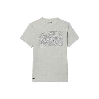 LACOSTE T-Shirts Men Gray