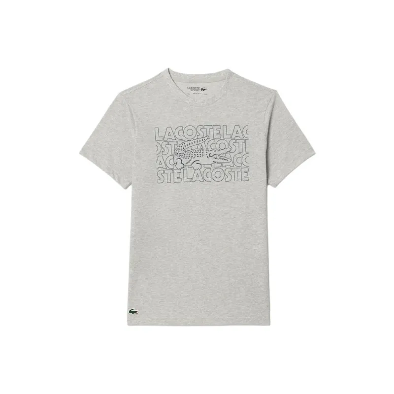 LACOSTE T-Shirts Men Gray-0