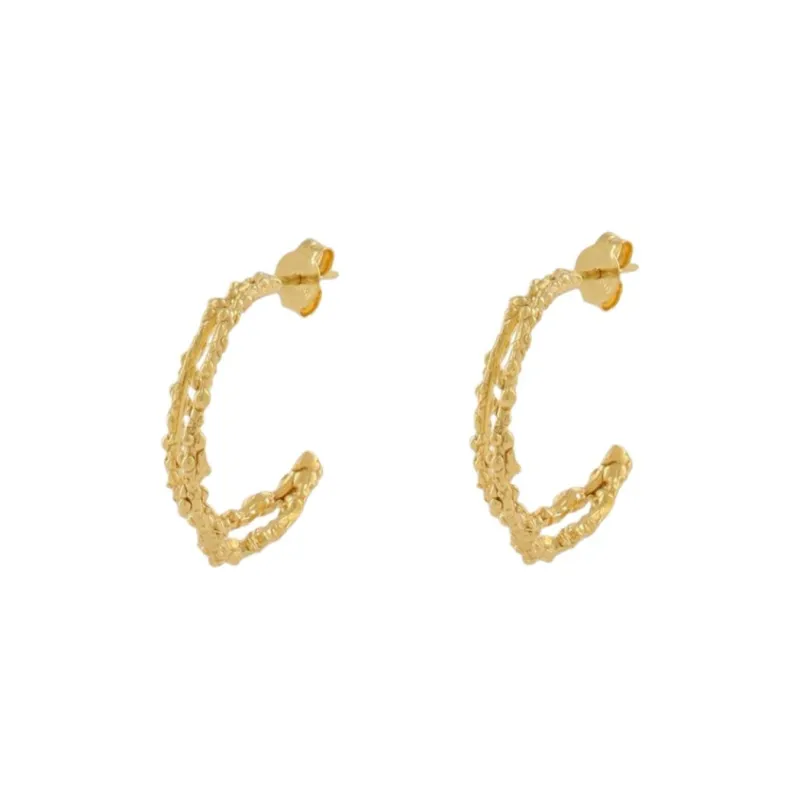 Alighieri Metal Earrings Women's Yellow-1
