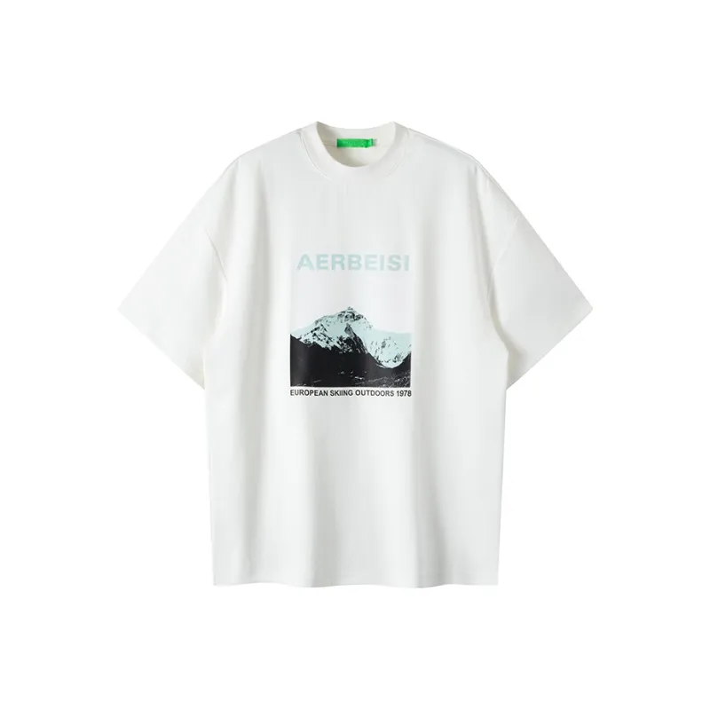 Alps Drop Shoulder Sleeve T-Shirt Unisex-2