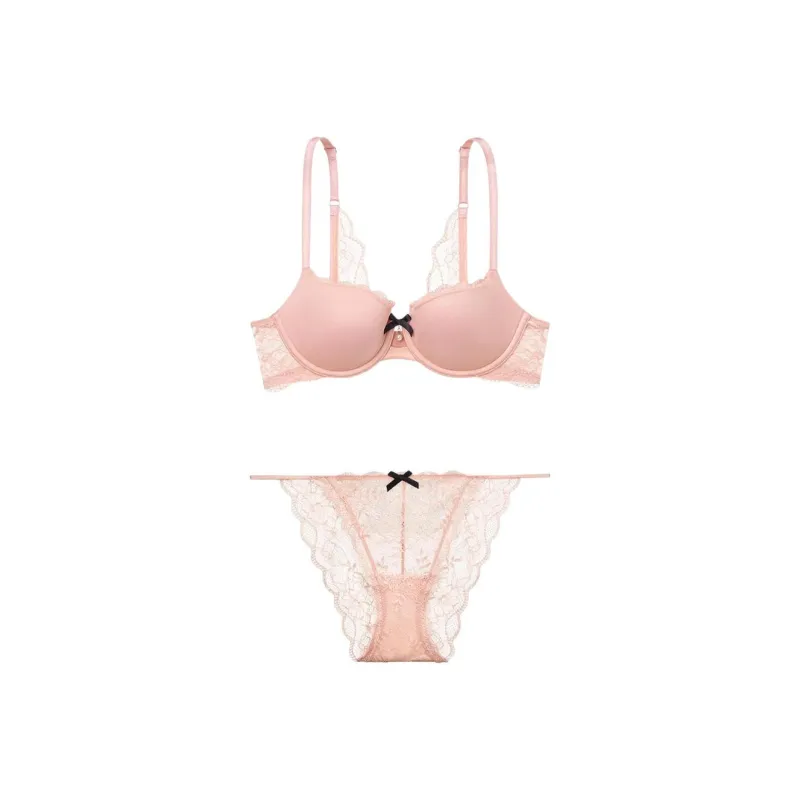 Victoria's Secret Underwear Set Women's Peach Pink-0