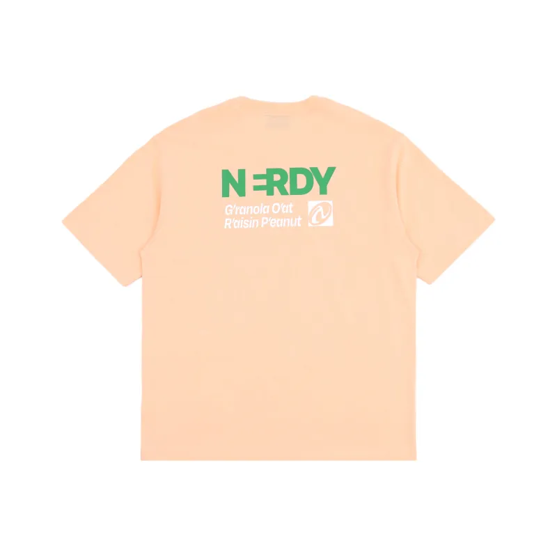 NERDY SS24 T Shirt Unisex Light Orange-0