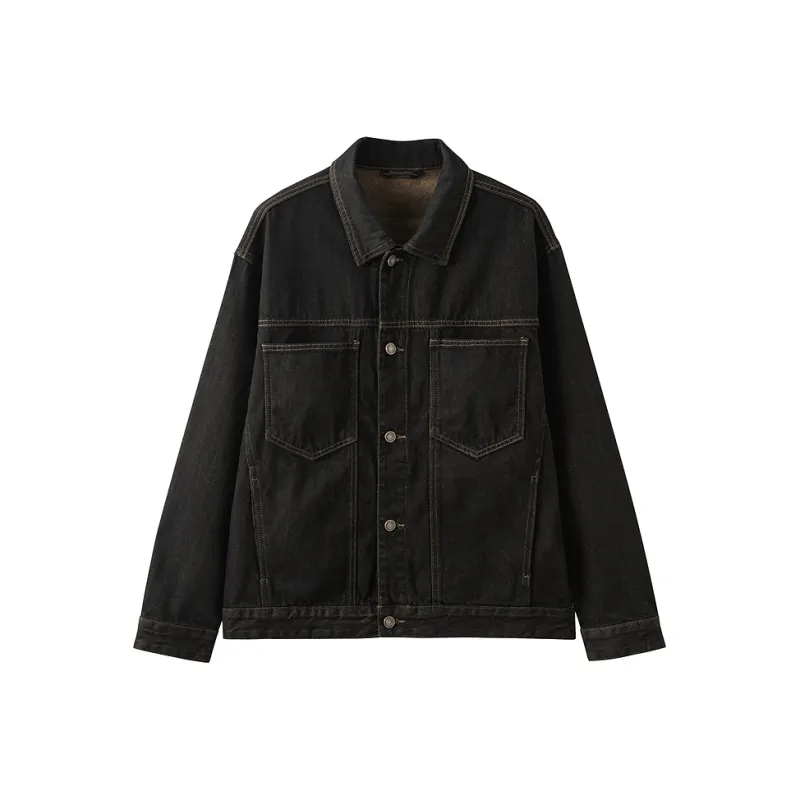 Gxg Jeans Jackets Coats Men's Black-0