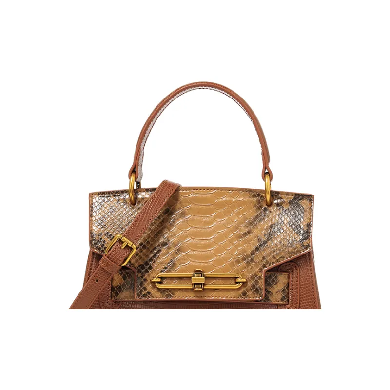 DAPHNE PU Handbag Women's Brown-4