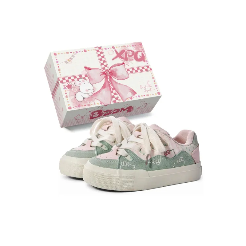 XPQ Wrapping, Wear Resistant And Non Slip Low Top Skateboard Shoes Women's-35