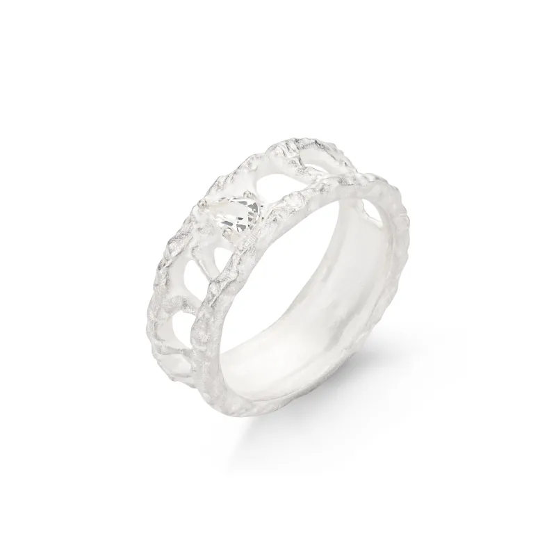 Empress 47 Concept S925 Silver Rings Unisex Silver White-0