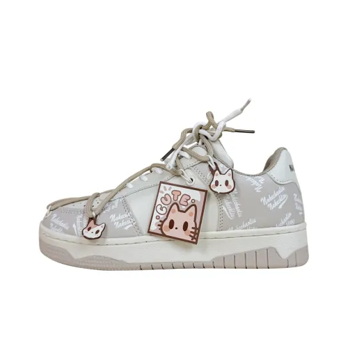 A&M Low Top Skateboard Shoes Women's Beige