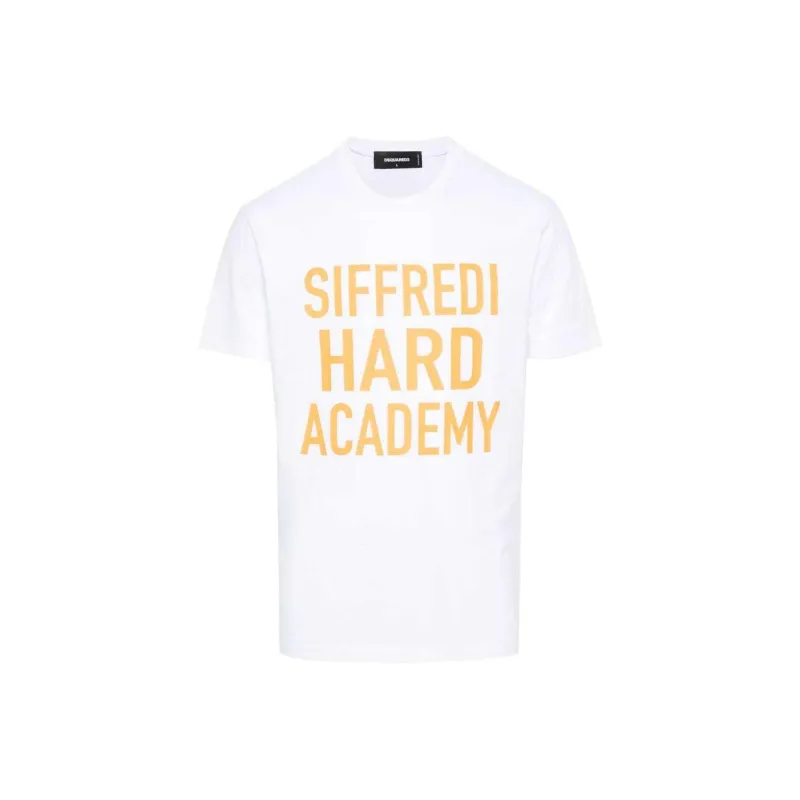 DSQUARED2 Slogan-print Cotton T-shirt-0