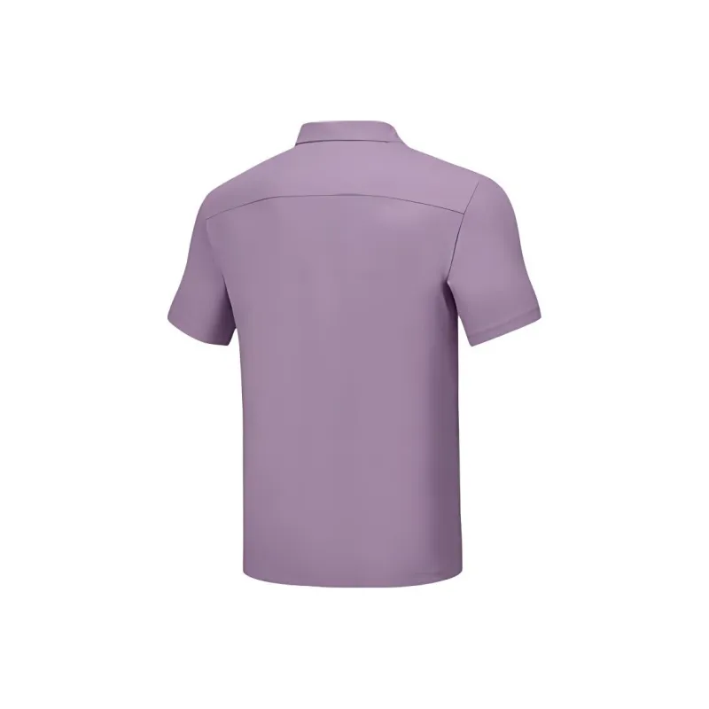 Skechers Polo Shirt Men's Ripe Grape Purple/02AA-1