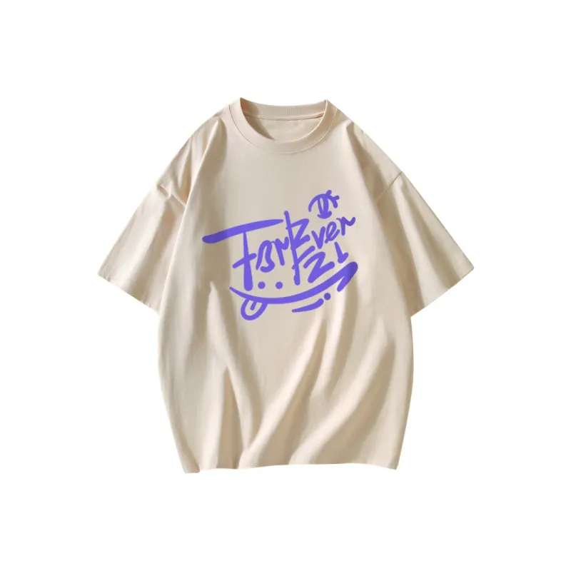 FOREVER 21 Drop Shoulder Sleeve T Shirt Unisex-6