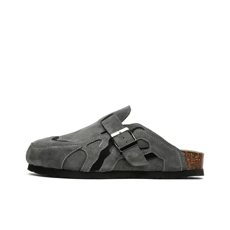 KUNGFUDEER Abrasion Resistant Slip Resistant Wrap toe Slippers Unisex-0