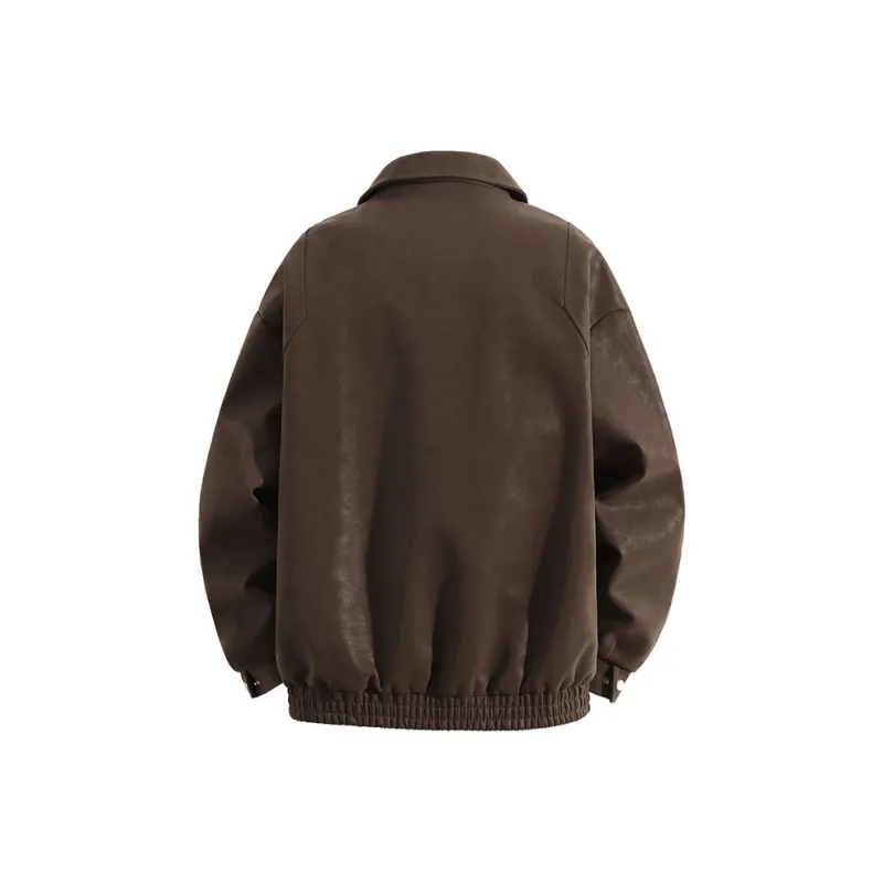 FAX FOR FMACM Leather Jacket Unisex-7