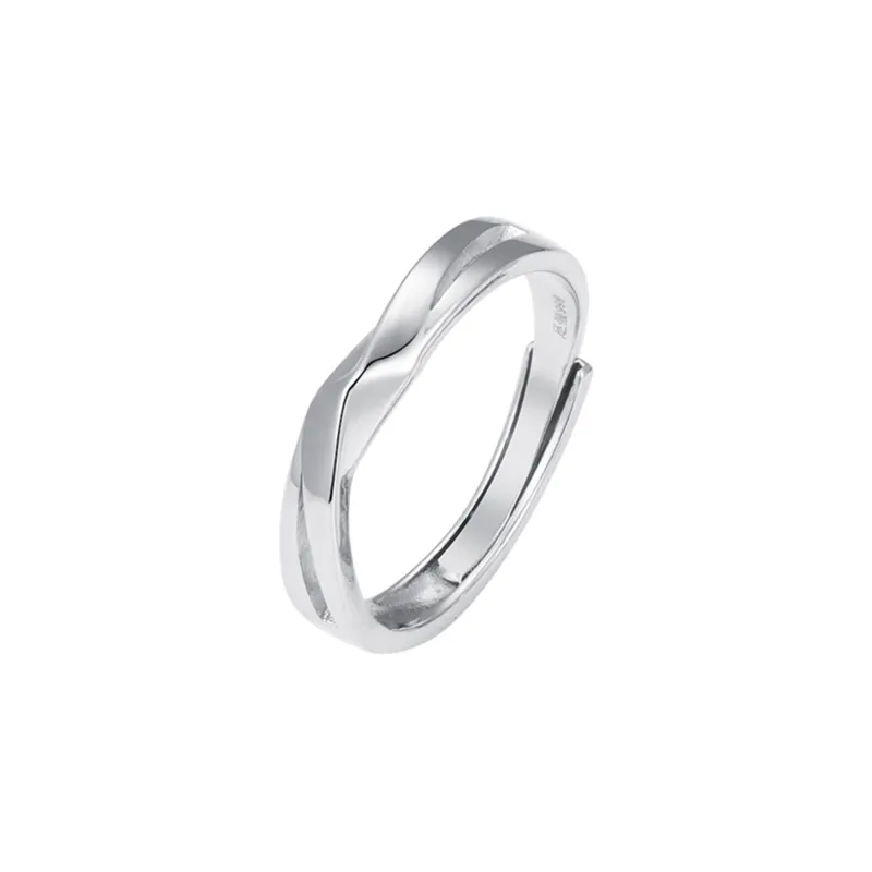 CLARKIA FLOWER S999 Fine Silver Rings Unisex-5