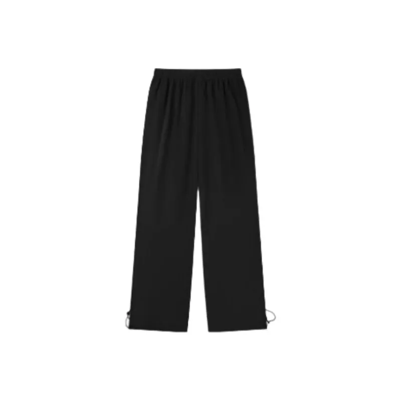 QIAODAN Sports Life Collection Knitted Sports Pants Men's Black-1