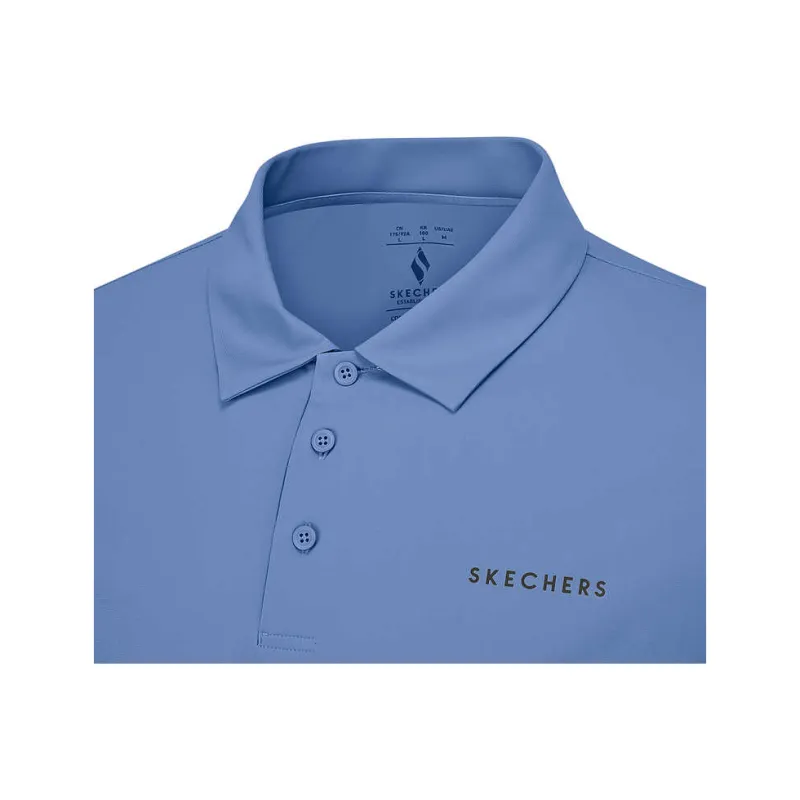 Skechers Polo Shirt Men's Horizon Blue/02X6-1