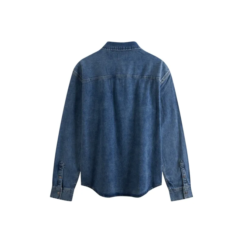 CALVIN KLEIN SS25 Denim Jacket Men's Denim Light Blue-1